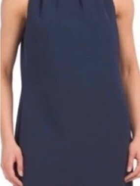 Sail to Sable Navy Sleeveless Shift Dress